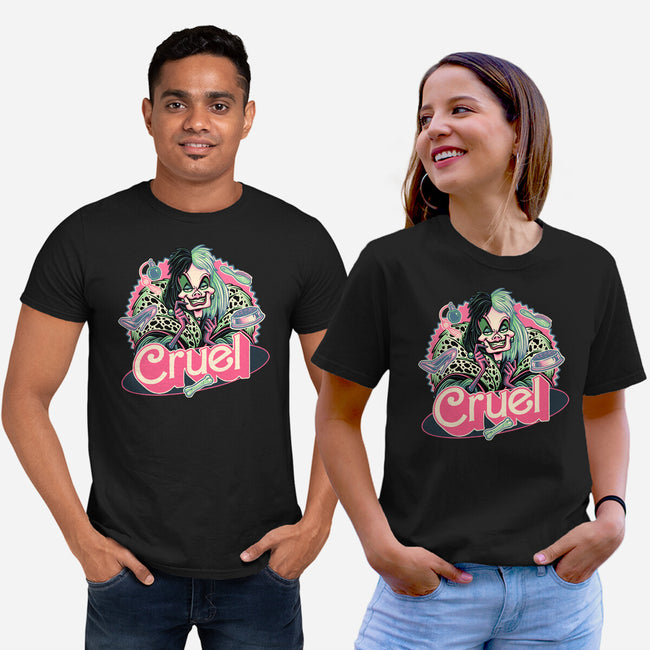 The Cruel Lady-Unisex-Basic-Tee-glitchygorilla