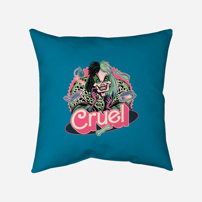 The Cruel Lady-None-Non-Removable Cover w Insert-Throw Pillow-glitchygorilla