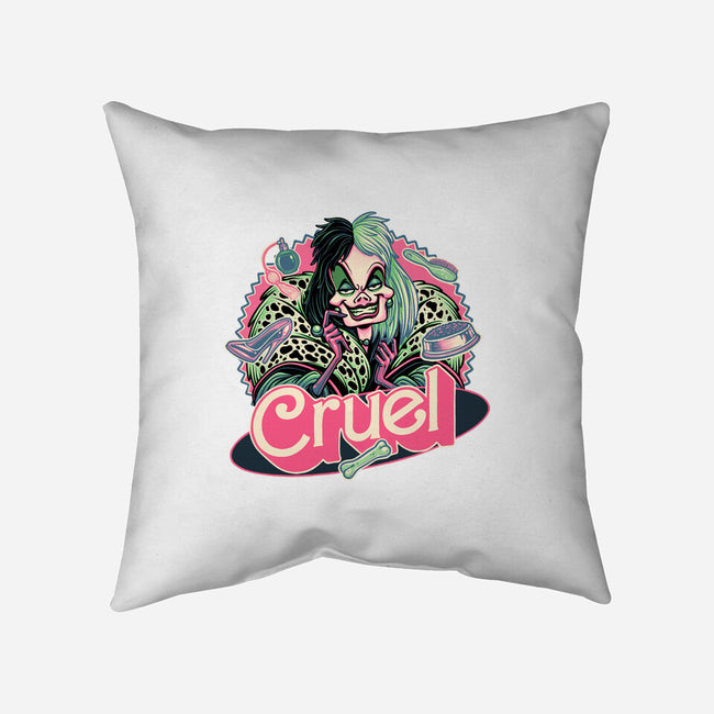 The Cruel Lady-None-Non-Removable Cover w Insert-Throw Pillow-glitchygorilla