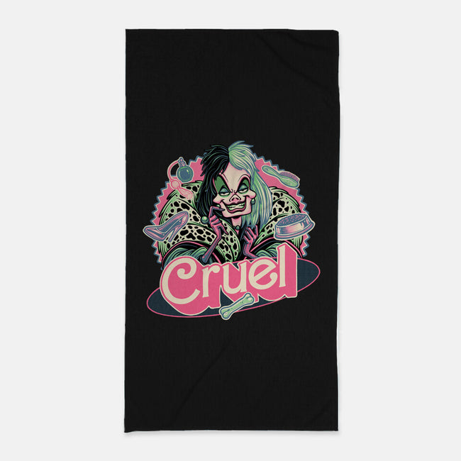 The Cruel Lady-None-Beach-Towel-glitchygorilla