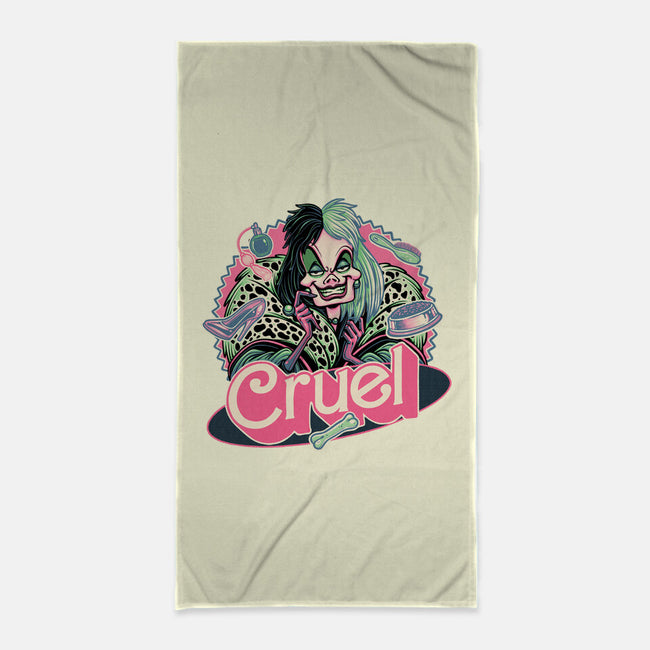 The Cruel Lady-None-Beach-Towel-glitchygorilla