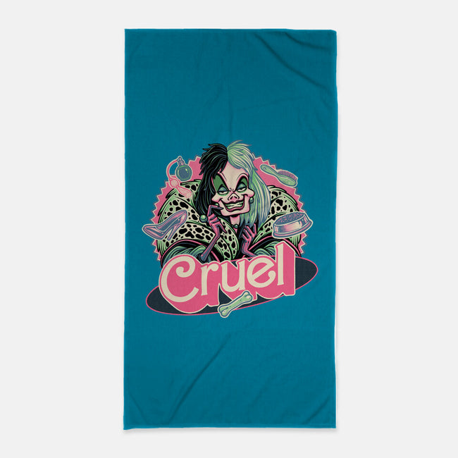 The Cruel Lady-None-Beach-Towel-glitchygorilla