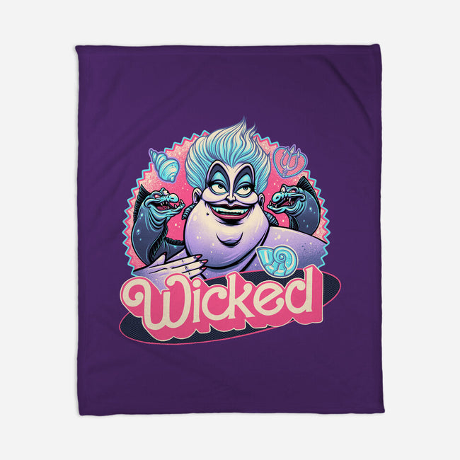 The Wicked Sea-None-Fleece-Blanket-glitchygorilla