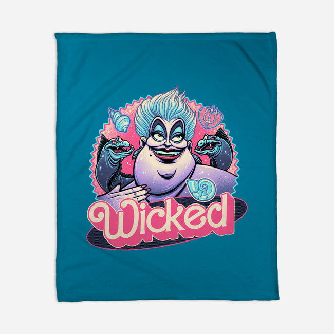 The Wicked Sea-None-Fleece-Blanket-glitchygorilla