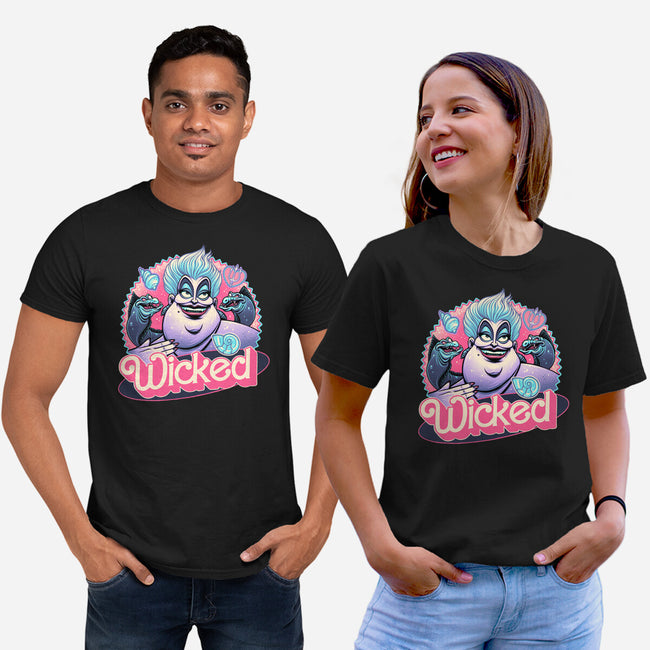 The Wicked Sea-Unisex-Basic-Tee-glitchygorilla