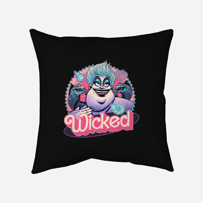 The Wicked Sea-None-Removable Cover-Throw Pillow-glitchygorilla