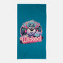 The Wicked Sea-None-Beach-Towel-glitchygorilla