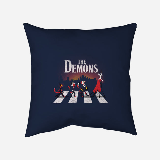 The Demons-None-Removable Cover-Throw Pillow-dandingeroz