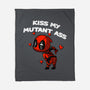 Kiss My Mutant Ass-None-Fleece-Blanket-fanfabio