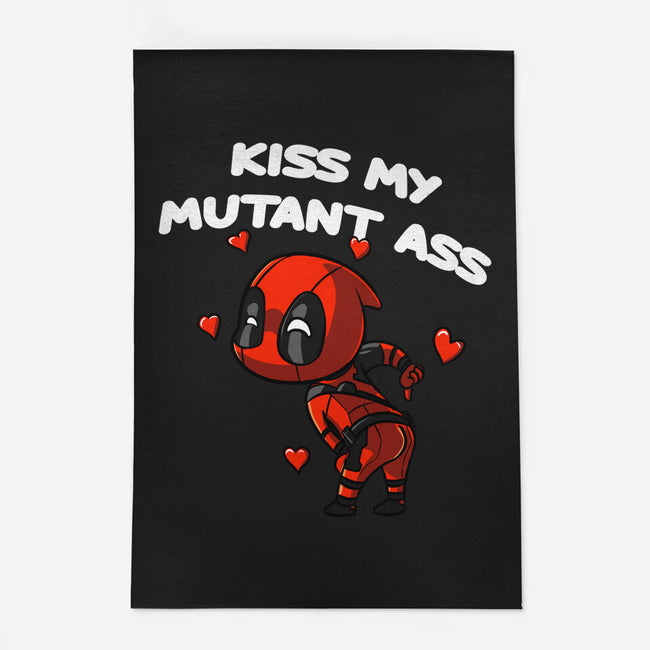 Kiss My Mutant Ass-None-Indoor-Rug-fanfabio