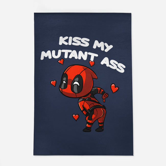 Kiss My Mutant Ass-None-Indoor-Rug-fanfabio