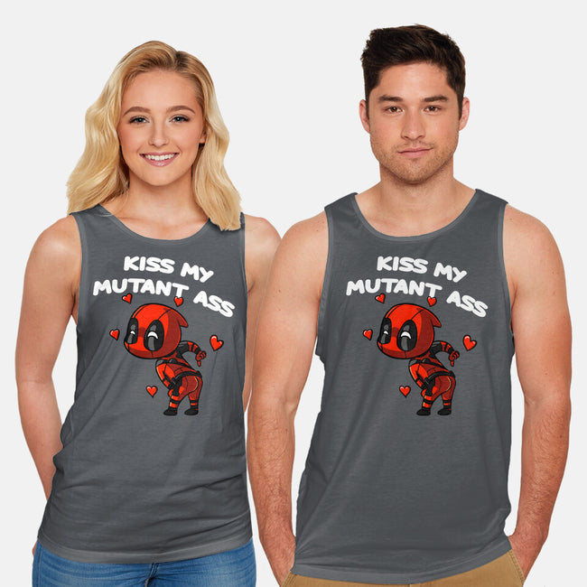 Kiss My Mutant Ass-Unisex-Basic-Tank-fanfabio