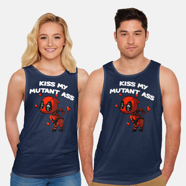 Kiss My Mutant Ass-Unisex-Basic-Tank-fanfabio