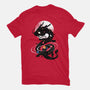 Space Chinese Black Dragon-Unisex-Basic-Tee-NemiMakeit