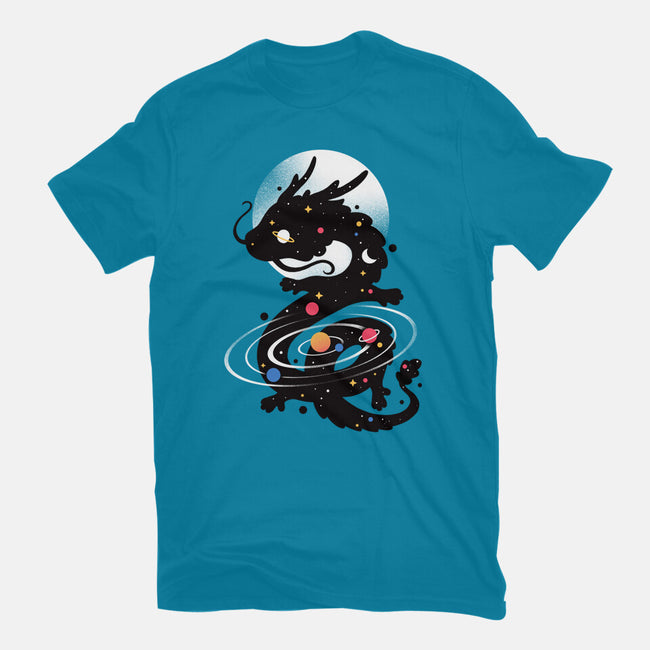 Space Chinese Black Dragon-Mens-Premium-Tee-NemiMakeit