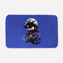 Space Chinese Black Dragon-None-Memory Foam-Bath Mat-NemiMakeit