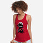 Space Chinese Black Dragon-Womens-Racerback-Tank-NemiMakeit