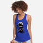 Space Chinese Black Dragon-Womens-Racerback-Tank-NemiMakeit