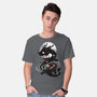 Space Chinese Black Dragon-Mens-Basic-Tee-NemiMakeit