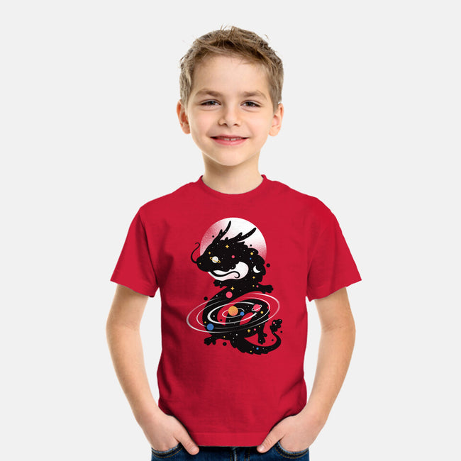 Space Chinese Black Dragon-Youth-Basic-Tee-NemiMakeit