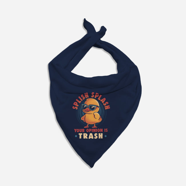 Your Opinion Is Trash-Dog-Bandana-Pet Collar-eduely