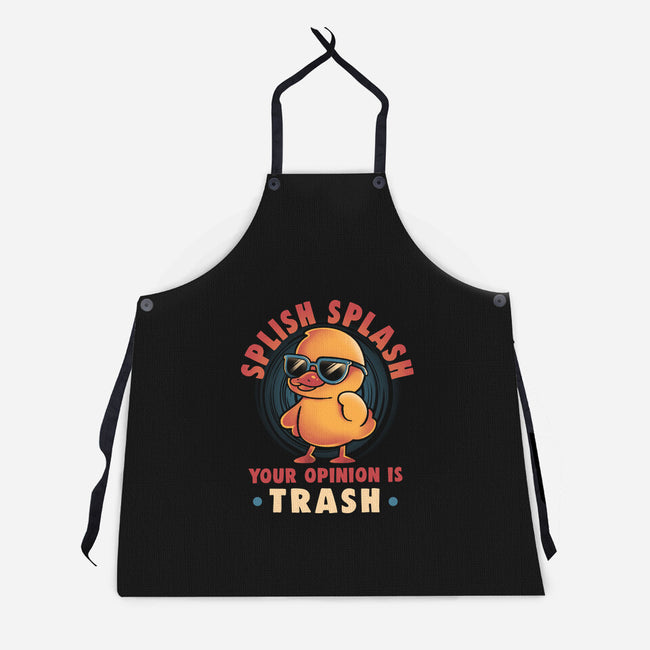 Your Opinion Is Trash-Unisex-Kitchen-Apron-eduely