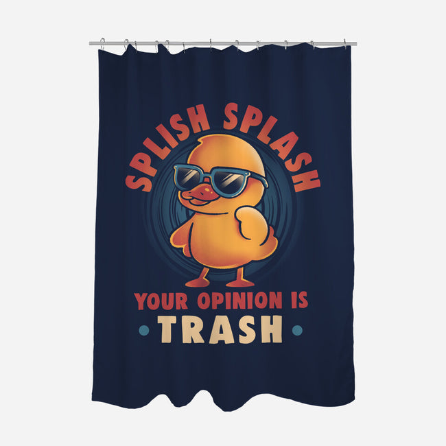 Your Opinion Is Trash-None-Polyester-Shower Curtain-eduely