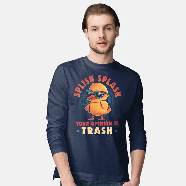 Your Opinion Is Trash-Mens-Long Sleeved-Tee-eduely