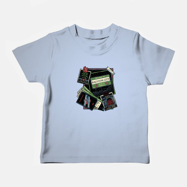 Don't Mind The Zombies-Baby-Basic-Tee-glitchygorilla