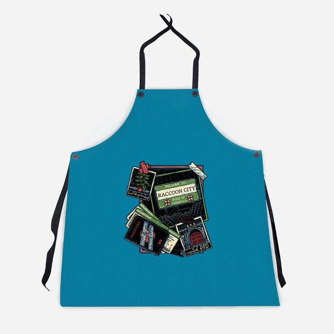 Don't Mind The Zombies-Unisex-Kitchen-Apron-glitchygorilla