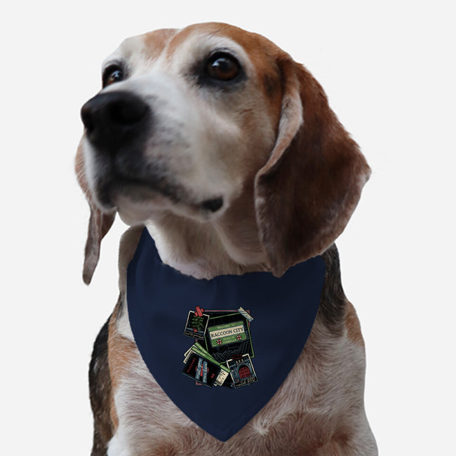 Don't Mind The Zombies-Dog-Adjustable-Pet Collar-glitchygorilla