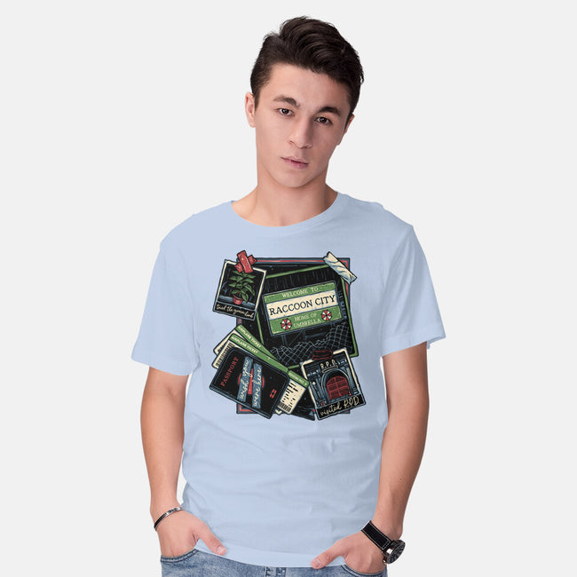 Don't Mind The Zombies-Mens-Basic-Tee-glitchygorilla