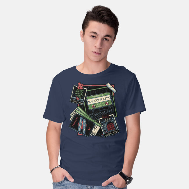 Don't Mind The Zombies-Mens-Basic-Tee-glitchygorilla