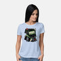 Don't Mind The Zombies-Womens-Basic-Tee-glitchygorilla