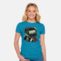 Don't Mind The Zombies-Womens-Fitted-Tee-glitchygorilla