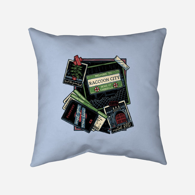 Don't Mind The Zombies-None-Removable Cover-Throw Pillow-glitchygorilla