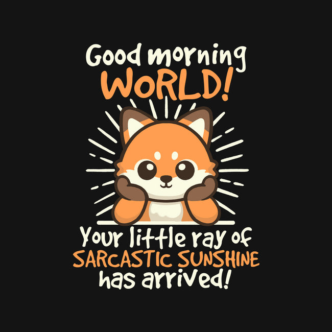 Fox Sarcastic Sunshine-Unisex-Basic-Tee-NemiMakeit