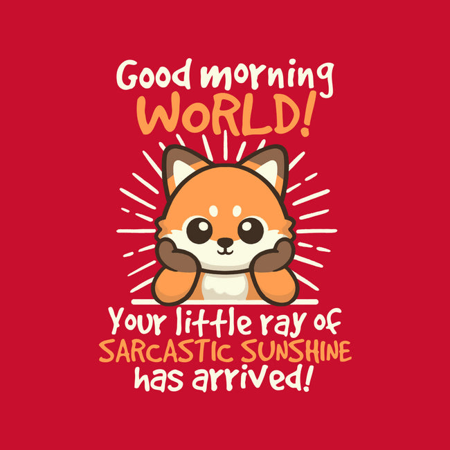 Fox Sarcastic Sunshine-None-Glossy-Sticker-NemiMakeit