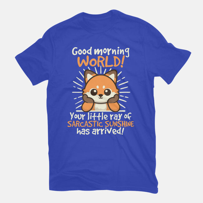 Fox Sarcastic Sunshine-Youth-Basic-Tee-NemiMakeit