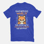 Fox Sarcastic Sunshine-Womens-Fitted-Tee-NemiMakeit