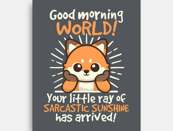 Fox Sarcastic Sunshine