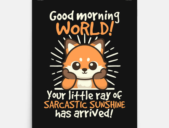 Fox Sarcastic Sunshine