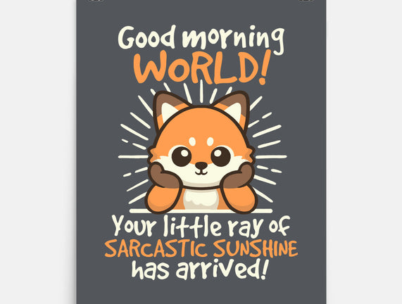 Fox Sarcastic Sunshine