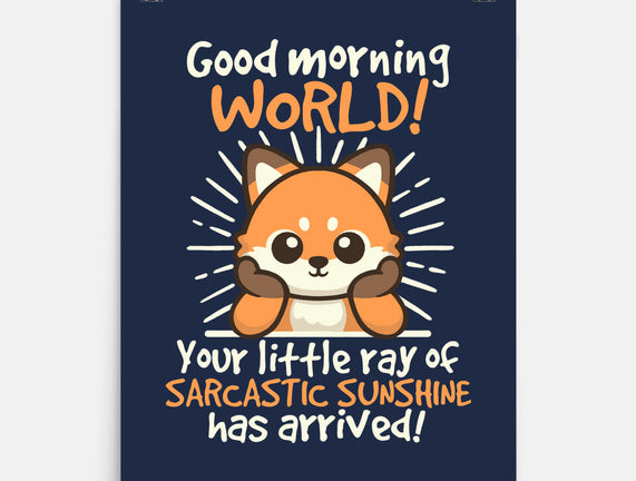 Fox Sarcastic Sunshine