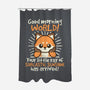 Fox Sarcastic Sunshine-None-Polyester-Shower Curtain-NemiMakeit