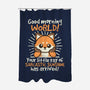 Fox Sarcastic Sunshine-None-Polyester-Shower Curtain-NemiMakeit