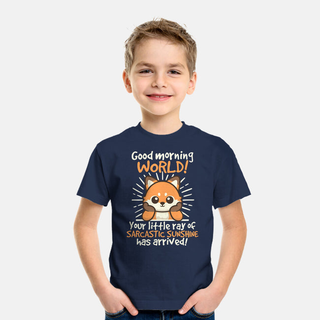 Fox Sarcastic Sunshine-Youth-Basic-Tee-NemiMakeit