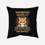 Fox Sarcastic Sunshine-None-Removable Cover-Throw Pillow-NemiMakeit