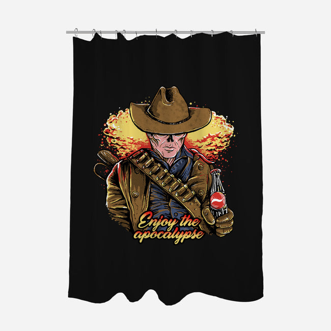 Enjoy The Apocalypse-None-Polyester-Shower Curtain-Alan Maia