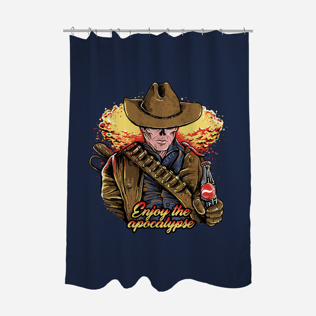 Enjoy The Apocalypse-None-Polyester-Shower Curtain-Alan Maia